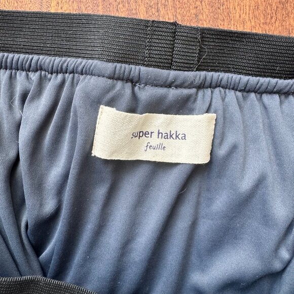 ✨ Super Hakka | Japanese Pleated Navy Floral Midi Skirt | Size XXL  ✨ - Picture 3 of 9